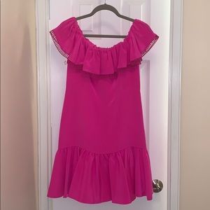 Rebecca Taylor off the shoulder dress